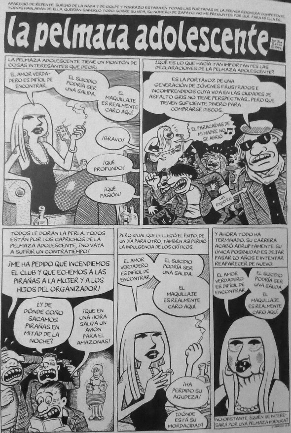 La pelmaza adolescente