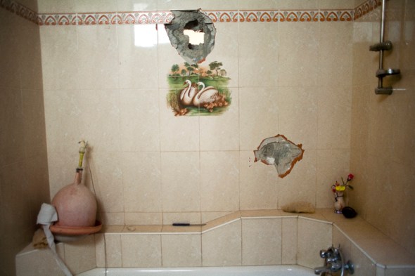 Name: Fawsi Abu Zour Location: Zeitoun, eastern Gaza Strip 25 people live in this house. Israeli soldiers took up positions here.