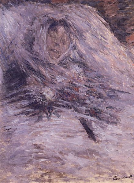 Camille Monet en su lecho de muerte. 1879