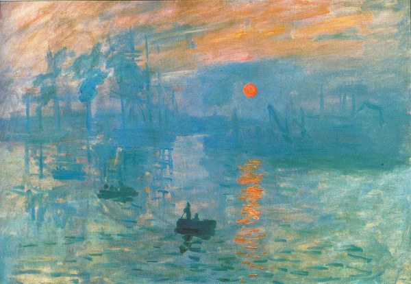 Impresión: amanece, (Monet, 1972)