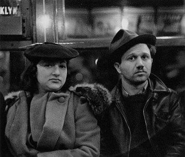 Subway passengers, 1938