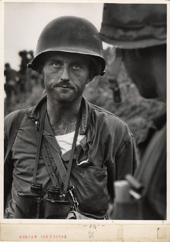 David Douglas Duncan - Capt. Ike Fenton, No Name Ridge, Korea, 1950