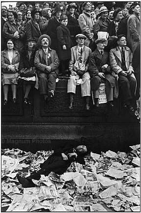 Henri Cartier-Bresson: Coronación del rey Jorge VI. Londres, 1937
