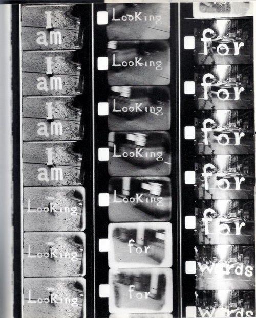 Robert Frank - Fotogramas de Moving Pictures, 1994