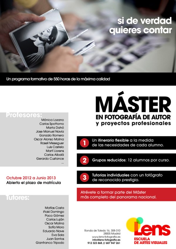 Máster de Fotografía en Madrid