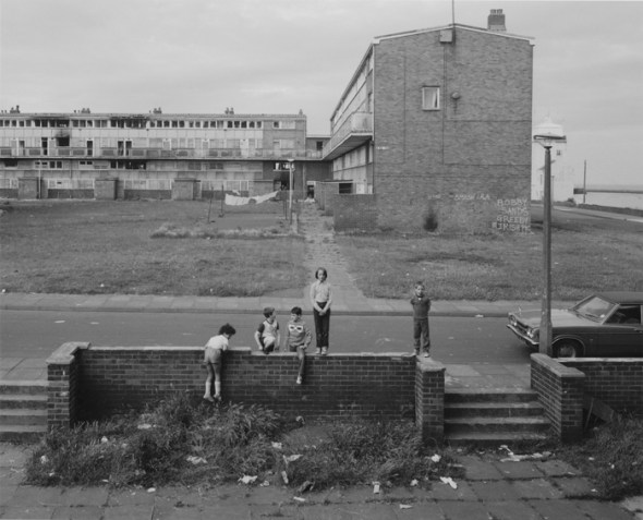 Chris Killip - Housing Estate on May 5th, North Shields, Tyneside, 1981