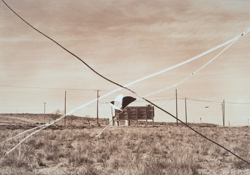 Thomas F. Barrow - Flight Field, de la serie Cancellations, 1974