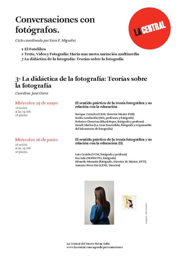 Miércoles 26 de julio, 19 h. en La Central del MNCARS