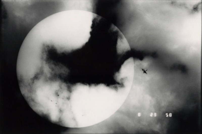 Kikuji Kawada Helio-Spot and a Helicopter, Tokyo, 1990