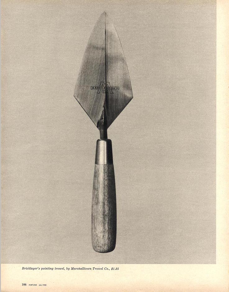 Walker Evans - Beauties of the common tool - Revista Fortune, 1955
