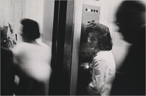 Robert Frank - "Elevator — Miami Beach," 1955